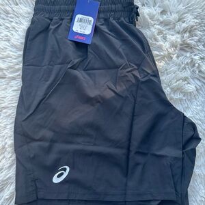 ASICS Men's Black Athletic Shorts size XL New